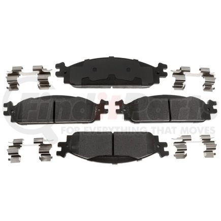 BKP1376CH by BRAKE PRO - Brake Parts Inc Brake Pro OEQF Ceramic Disc Brake Pad Set