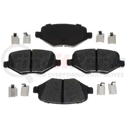 BKP1377CH by BRAKE PRO - Brake Parts Inc Brake Pro OEQF Ceramic Disc Brake Pad Set