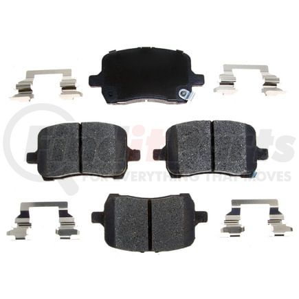 VXD1028MH by VORTEX - Brake Parts Inc Vortex Metallic Disc Brake Pad Set