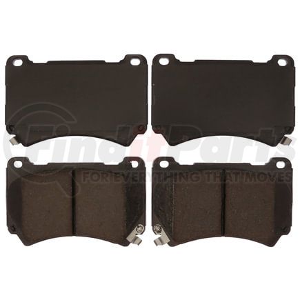 BKP1396CH by BRAKE PRO - Brake Parts Inc Brake Pro OEQF Ceramic Disc Brake Pad Set