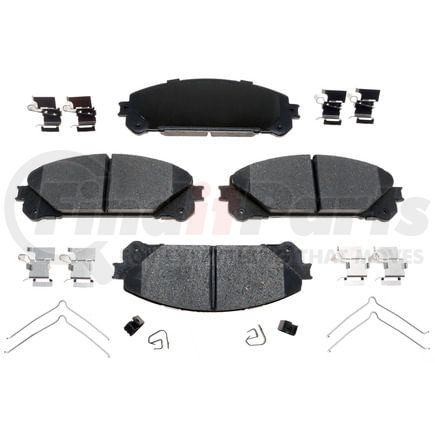 BKP1324CH by BRAKE PRO - Brake Parts Inc Brake Pro OEQF Ceramic Disc Brake Pad Set