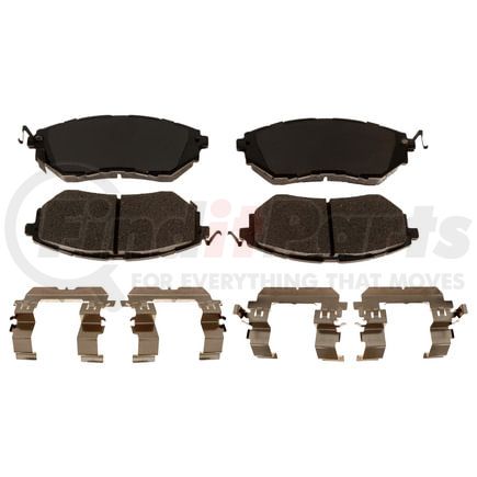 VXD1078MH by VORTEX - Brake Parts Inc Vortex Metallic Disc Brake Pad Set