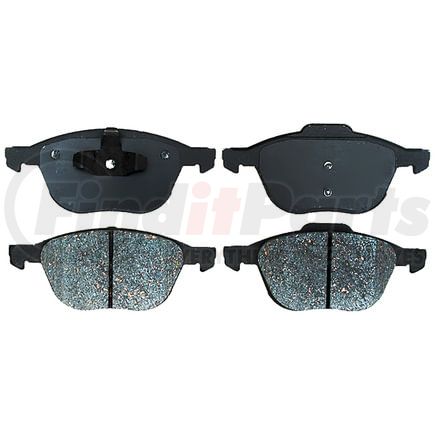 VXD1044MH by VORTEX - Brake Parts Inc Vortex Metallic Disc Brake Pad Set