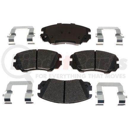 BKP1421CH by BRAKE PRO - Brake Parts Inc Brake Pro OEQF Ceramic Disc Brake Pad Set