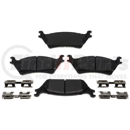 BKP1602CH by BRAKE PRO - Brake Parts Inc Brake Pro OEQF Ceramic Disc Brake Pad Set