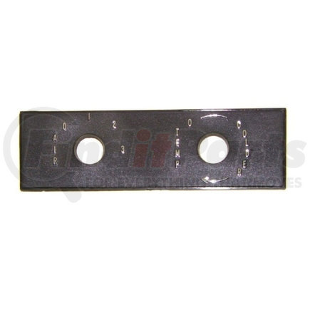 28-61501 by OMEGA ENVIRONMENTAL TECHNOLOGIES - SWITCH PLATE HOT STAMPED