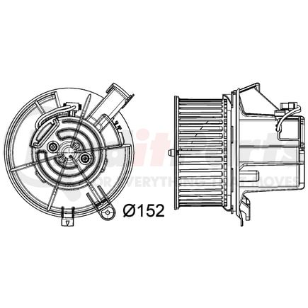 AB 119 000P by BEHR - HVAC Blower Motor