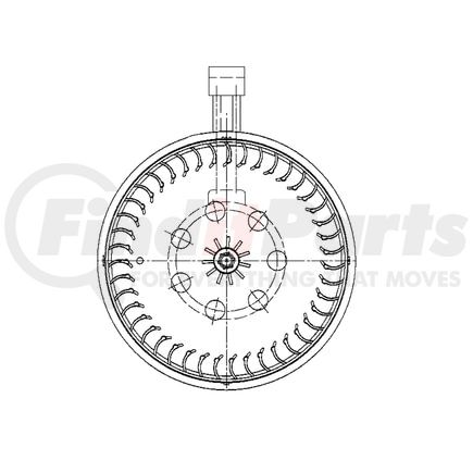 AB 68 000P by BEHR - HVAC Blower Motor