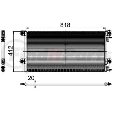 AC 700 000S by BEHR - CondenSeries Volvo VN