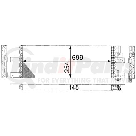 AC 682 000P by BEHR - A/C Condenser