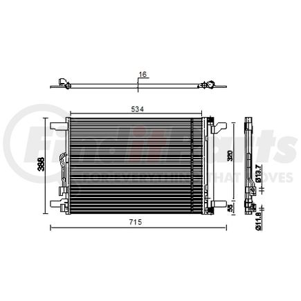 AC 915 000S by BEHR - A/C Condenser