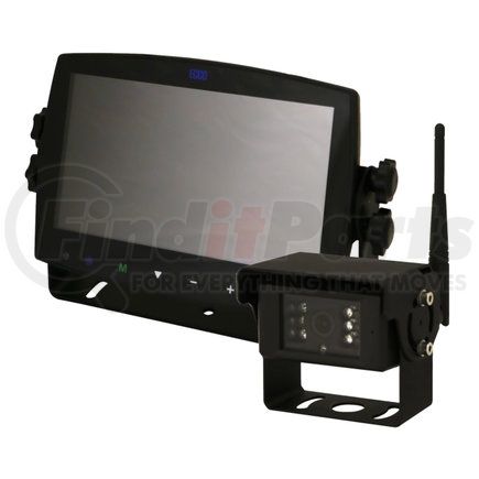 EC7008-WK2 by ECCO - Dashboard Video Camera Kit - With 7 Inch Quad View LCD Color Wireless System