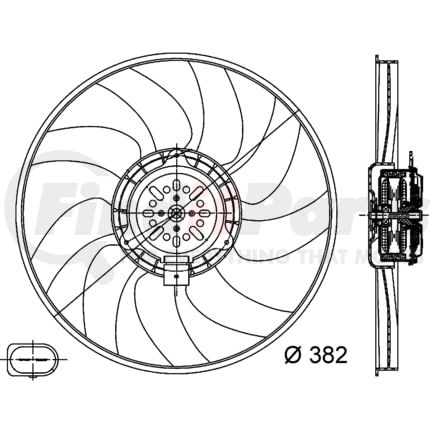 CFF 312 000S by BEHR - Engine Cooling Fan