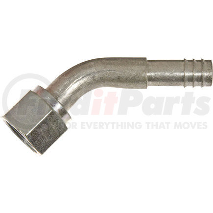 35-11311 by OMEGA ENVIRONMENTAL TECHNOLOGIES - A/C Refrigerant Hose Fitting - #6 for x #6 Barb 45 Deg.