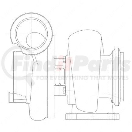 E23515635 by DETROIT DIESEL - Turbocharger - 1.34 A/R, 12L S60 Engine