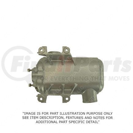 DDE-E23535288 by DETROIT DIESEL - Exhaust Gas Recirculation (EGR) Cooler - Bolted Flange