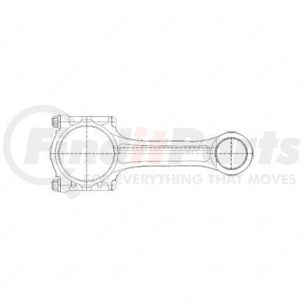 DDE-R23526078 by DETROIT DIESEL - Engine Connecting Rod - Series 60 Engine, 12.7L, DDECIV, Pre-98