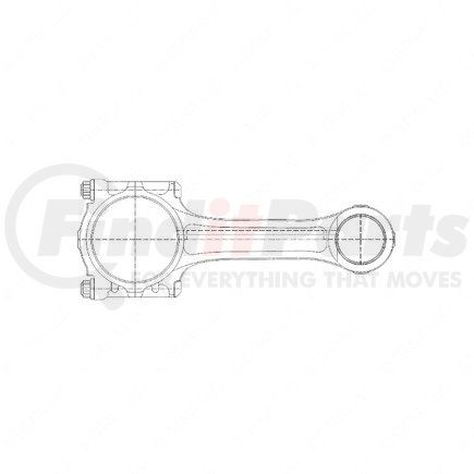 DDE-R23526051 by DETROIT DIESEL - Engine Connecting Rod - Series 60 Engine, 14L, DDECVI, EPA07