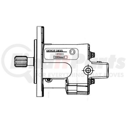 DDE-R23536661 by DETROIT DIESEL - FUEL PUMP