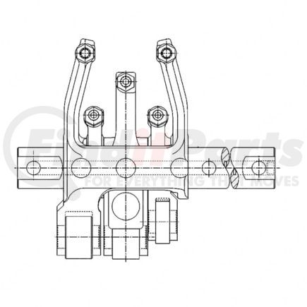 DDE-R23537090 by DETROIT DIESEL - Engine Rocker Arm and Shaft Assembly - Series 60 Engine, 14L, DDECVI, EPA07
