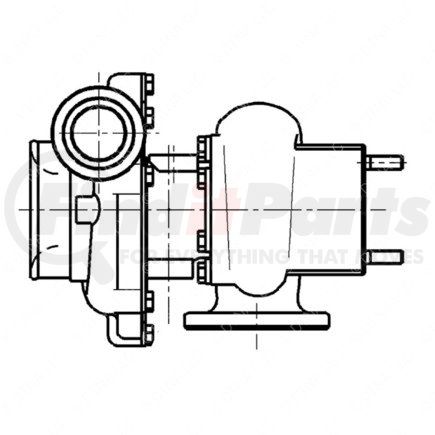 RA0080968899 by DETROIT DIESEL - TURBOCHARGER