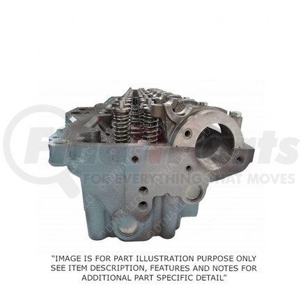 DDE-R23538858 by DETROIT DIESEL - Engine Cylinder Head - Low Swirl Recess Valve, Series 60 Engine, 14L