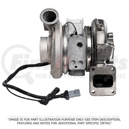 E23539569 by DETROIT DIESEL - Turbocharger - 14L S60 Engine, EPA07, VG