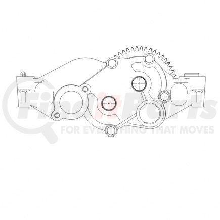 E23527448 by DETROIT DIESEL - Engine Oil Pump - Series 60 Engine, 14L, DDECIV and VI, EPA07