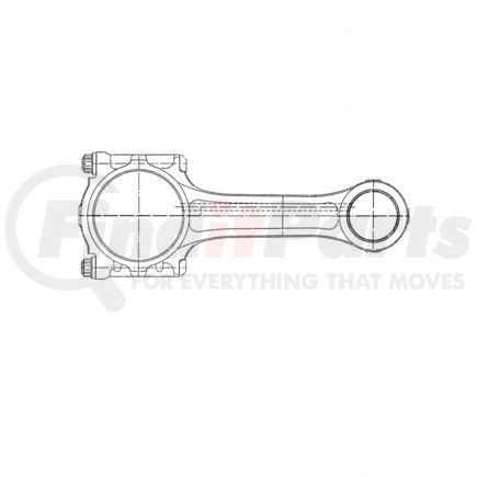 E23526078 by DETROIT DIESEL - Engine Connecting Rod - Series 60 Engine, 12L, 02 Non-EGR
