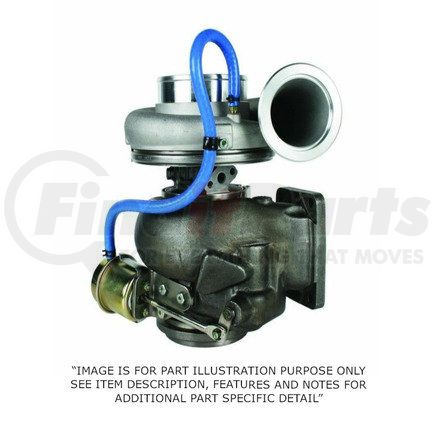 E23529014 by DETROIT DIESEL - Turbocharger - 14L S60 Engine, MARINE, Water Cooled