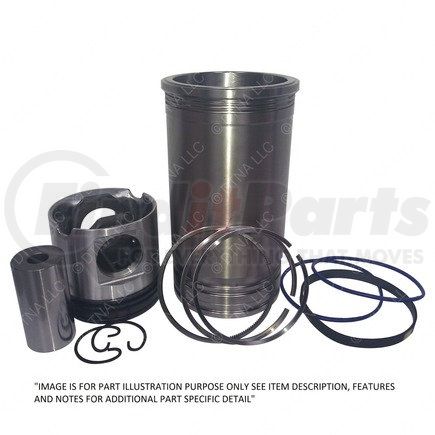 E23536685 by DETROIT DIESEL - Engine Piston Kit - Series 60 Engine, 14L, DDECIV/V, EPA02