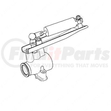 EA4601420419 by DETROIT DIESEL - Exhaust Gas Recirculation (EGR) Valve - OM460 Engine, EPA04