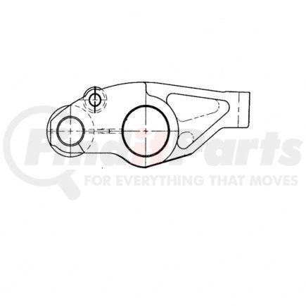 DDE-R23513939 by DETROIT DIESEL - Engine Rocker Arm - Series 60 Engine, 12.7L, DDECIV