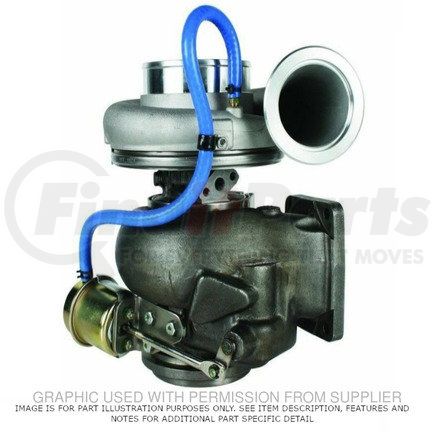 R23528043 by DETROIT DIESEL - Turbocharger - 0.91 A/R, Front, S50 Engine