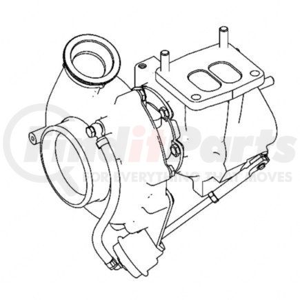 RA9020963699 by DETROIT DIESEL - Turbocharger - 7L MBE900 Engine, EPA04