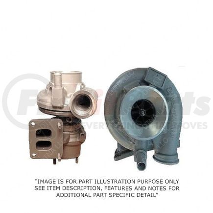 DDE-RA9260964799 by DETROIT DIESEL - Turbocharger - OM926 Engine, EPA07