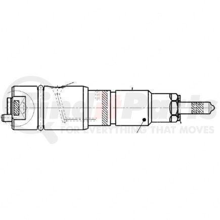 RA0020102751 by DETROIT DIESEL - Fuel Injector - MBE904 Engine, EURO IV/V