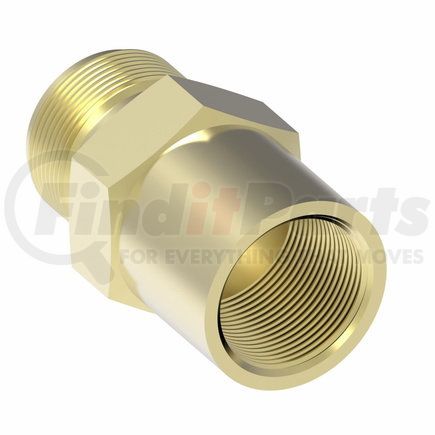 46x6x8 by WEATHERHEAD - Adapter Brass, Str -6Msae45 -8F Pipe