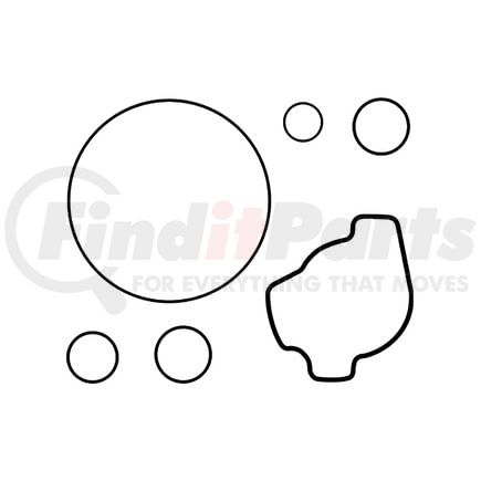 Omega Environmental Technologies MT2129 A/C O-Ring GASKET KIT NIHON DKV14B R12 & R134A