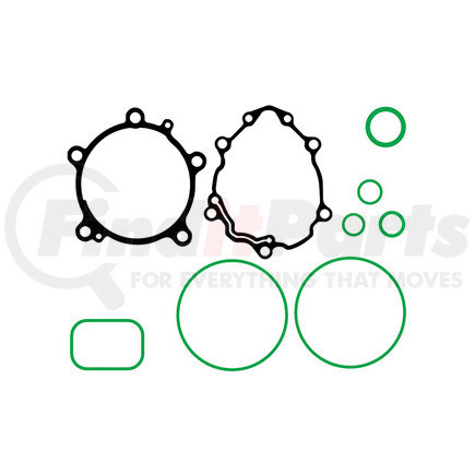 MT2141 by OMEGA ENVIRONMENTAL TECHNOLOGIES - NIPPONDENSO TV12C GASKET KIT (R134A)