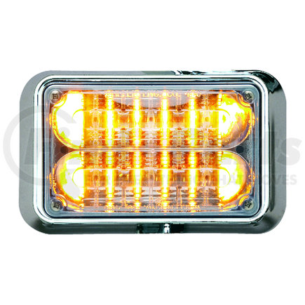 40AA5SCR by WHELEN ENGINEERING - Multi-Purpose Warning Light - 400 Series LED - Amber, Clear Lens