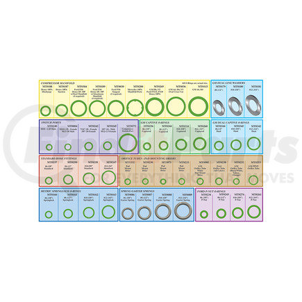 MT9618 by OMEGA ENVIRONMENTAL TECHNOLOGIES - A/C O-Ring Kit