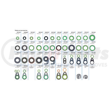 MT9619 by OMEGA ENVIRONMENTAL TECHNOLOGIES - A/C Compressor Sealing Washer Kit