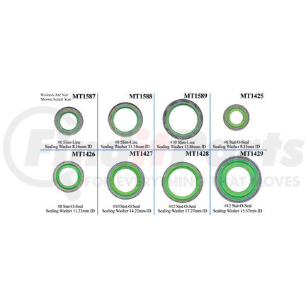 MT9630 by OMEGA ENVIRONMENTAL TECHNOLOGIES - A/C Compressor Sealing Washer Kit