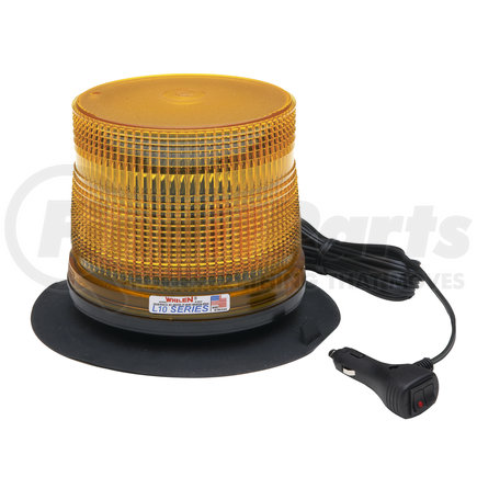 L10LAV by WHELEN ENGINEERING - Super-LED Beacon, SAE Class 1, Low Dome, Magnetic/suction (Amber)