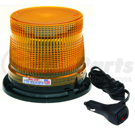 L10LAM by WHELEN ENGINEERING - Super-LED Beacon, SAE Class 1, Low Dome, Magnet (Amber)