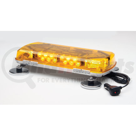 Whelen Engineering MC16MA Light Bar Light Bar - Mini Century 16" with Magnet Mt Kit Amber, Low Profile