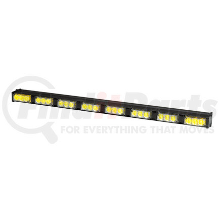 TAM83 by WHELEN ENGINEERING - Eight Lamp TIR3™ Super-LED® Traffic Advisor™, 30.36" Long, with Two End Flashing LEDs, Amber