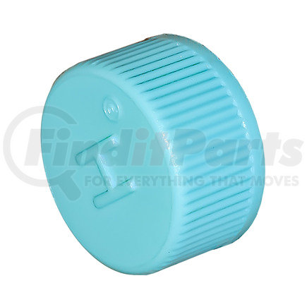 MT0311 by OMEGA ENVIRONMENTAL TECHNOLOGIES - 5 PK R134A VALVE CAP - LIGHT BLUE - HI SIDE