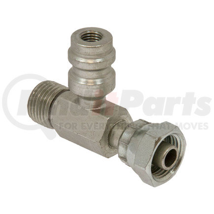 35-16301 by OMEGA ENVIRONMENTAL TECHNOLOGIES - FITTING 3/8 MOR x 3/8 FOR INLINE W/R134A SV PORT